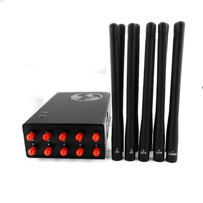 Buy Portable 10 / 12 Antenna Cell Drone Signal Jammer Signal Shielding Device online manufacture