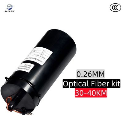 Buy Ultra-Long Distance 30-40km Portable 0.26mm Fpv Anti Interference Communications Drone Image Data Transmission Dome Enclosure Fiber Optic Kit online manufacture