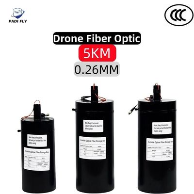 Buy High-Quality 0.26mm Anti Interference Uav Fibre Optic Communications 5km Long Distance Fpv Drone Optical Fiber online manufacture