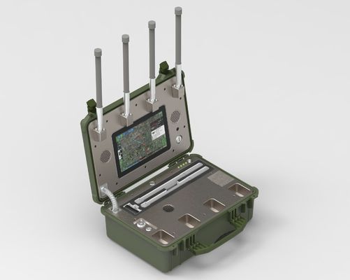 2.4G 5.8g 1.4G 5.2g 900m Uav Detector Signaling Equipment Uav Defense System Briefcase