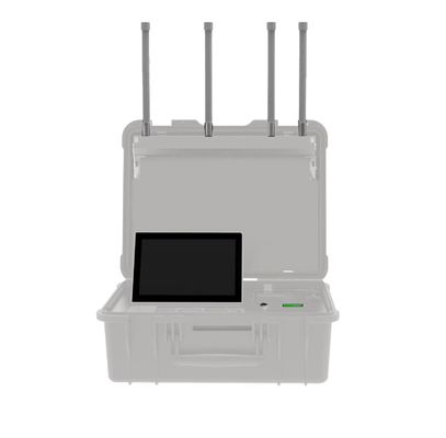 Aluminum Wearable Anti Drone System Fpv Suppressor 60W 720-1200MHZ