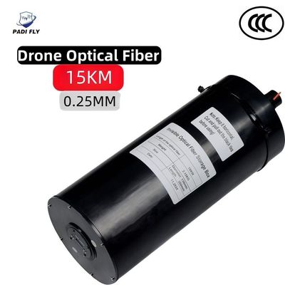 Fpv Drone Optical Fiber with Image Date Module Lightweight 0.25mm 15km Operating Distance
