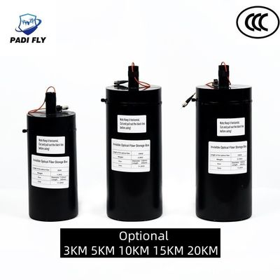 PDFLY-DOY-016 Optional Long Distance 5km Uav Optical Fiber for Anti Interference Fpv Fibre Optic Communications and Drone Image Data