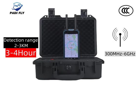 Handheld 3km Dji Fpv Autel Multi-Brand Drone Signal Detector with Screen Display Drone Position Positioning Function