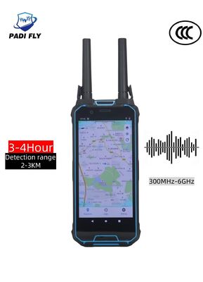 300MHz-6GHz Drone Detector with Drone Location 3km Long Range Detection Range Map Display
