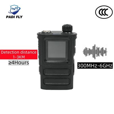 360 View Full Omnidirectional Detection Portable Drone Detector with Alarm System and 1.5 Inches LCD Display Screen