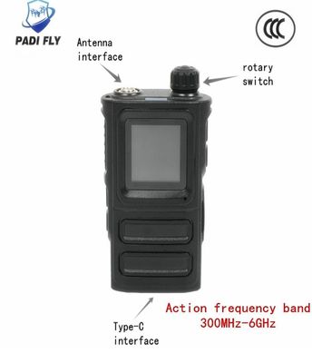 Handheld 300MHz-6GHz Band Radar Signal Detector with GPS and Plug-in Battery Replacement High Powered Phone Jammer