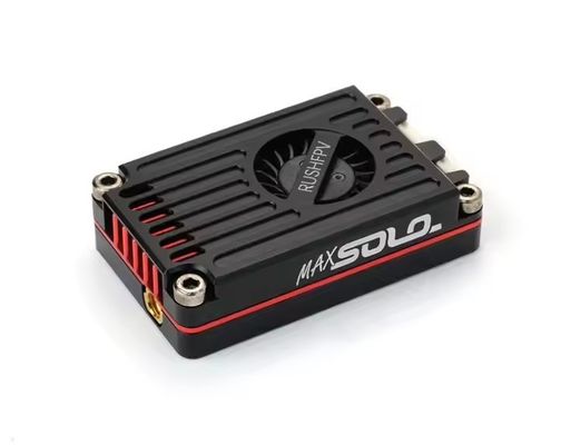 RUSHFPV MAX SOLO Video 2.5w VTX  Transmitter  High-power CNC Housing Inner Fan FPV Fixed-wing Long-distance Drones RC Drone