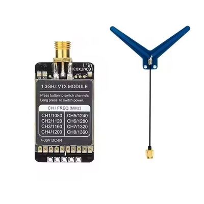 1.3G  1.2G 8CH 800MW Audio Video FPV Transmitter Receiver Module RC 7-36V FPV Long Range Airplane FPV Drone VTX