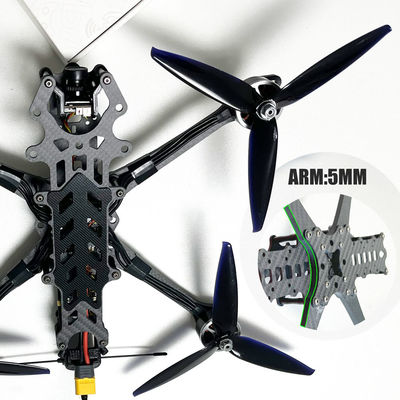 Mark4 V2 FPV Racing Drone Kit with Carbon Fiber Frame and 2.5W VTX 5 to 13 Inches Long Range Remote Control From RushFPV
