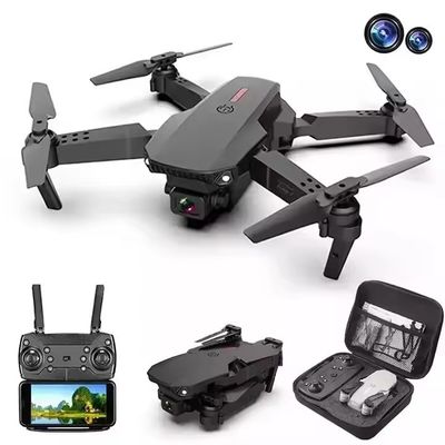 E88 Pro Aerial Drone Remote  Controlled Airplane Toy Fixed Height Drones Quadcopter 4k Professional FPV Drone